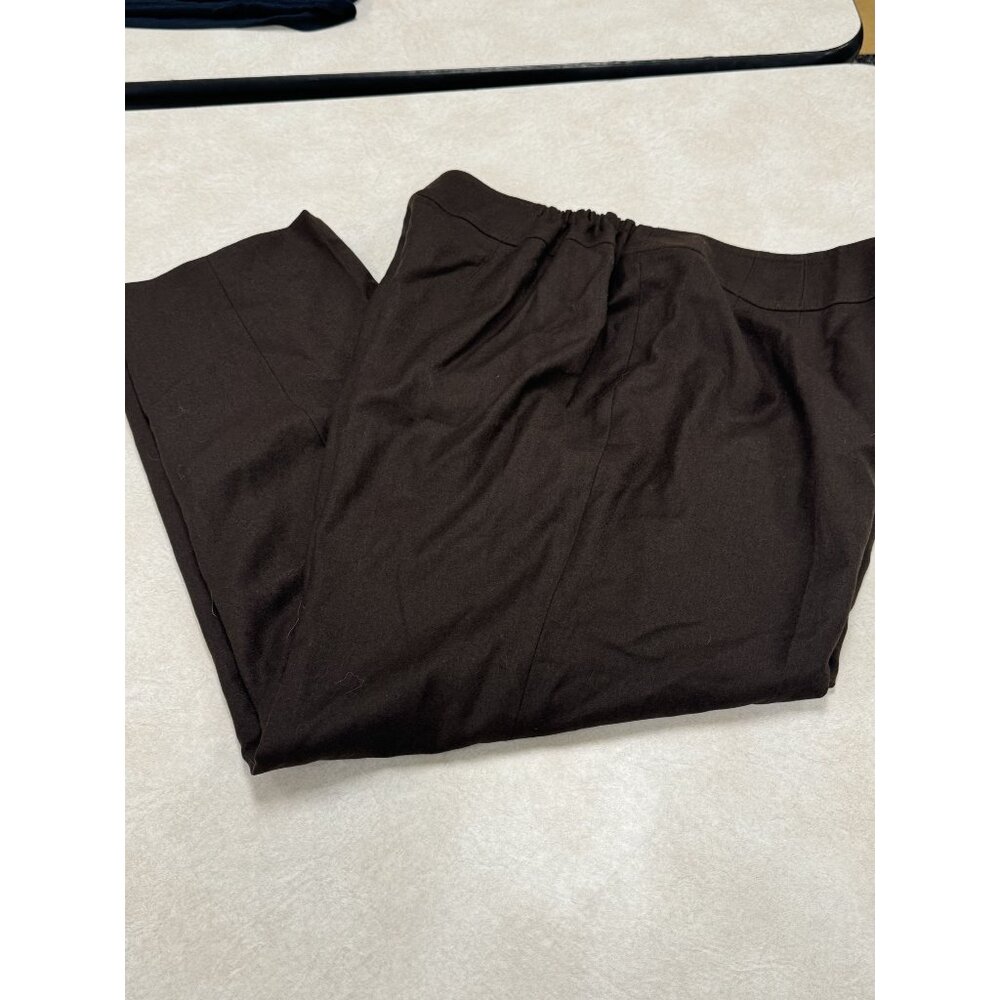 Talbots Womens Petite Pants 16WP Brown